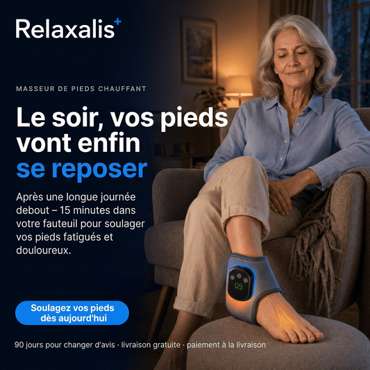 VitalisEMS™ — Masseur de pieds thérapeutique 3-en-1