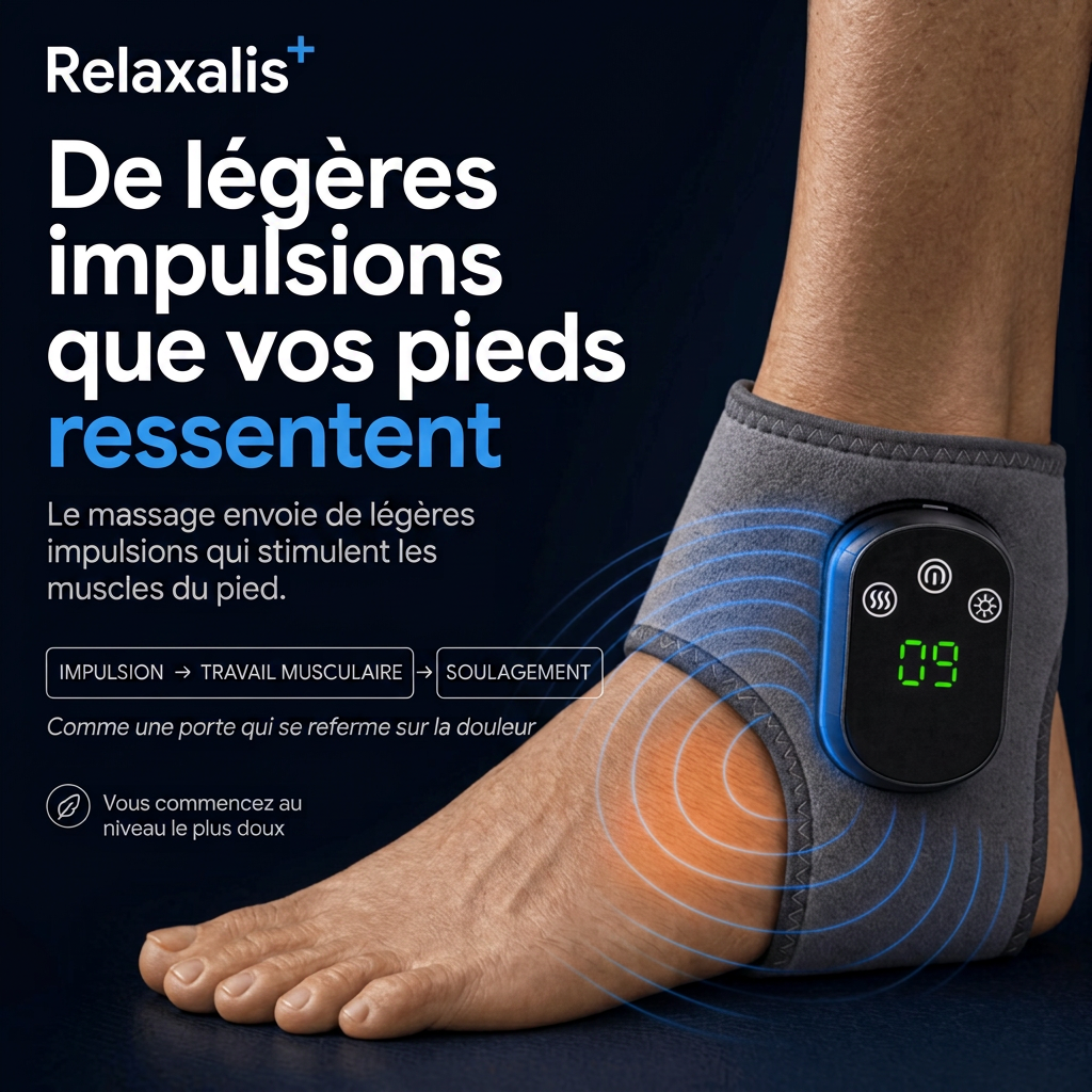 VitalisEMS™ — Masseur de pieds thérapeutique 3-en-1