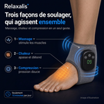 RelaxalisEMS™ — Masseur de pieds thérapeutique 3-en-1