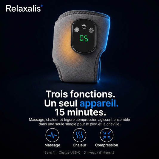 VitalisEMS™ — Masseur de pieds thérapeutique 3-en-1